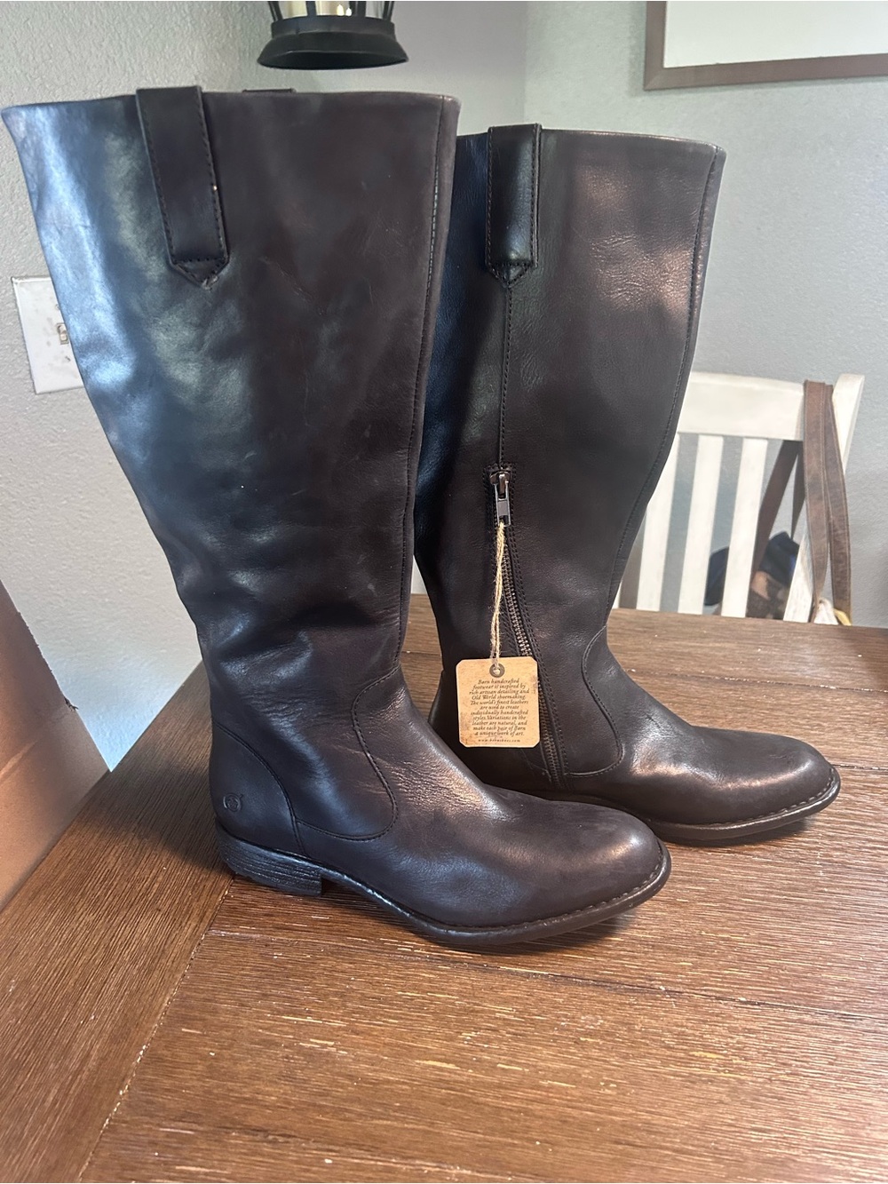 NWT Shaunie leather boots size 7 - Picture 3 of 8